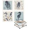 image:imagePrimitives by Kathy Sea Creatures Coaster Set