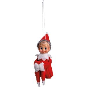 image:imagePrimitives by Kathy  Ornament  Elf  Retro Style  5 inches