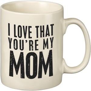 image:imagePrimitives by Kathy 25389 Stoneware Coffee Mug 20 oz Youre My DadLove That Youre My Mom