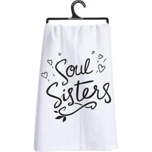 image:imagePrimitives by Kathy 33840 LOL Made You Smile Dish Towel 28 x 28 A Sisters WorthSoul Sisters