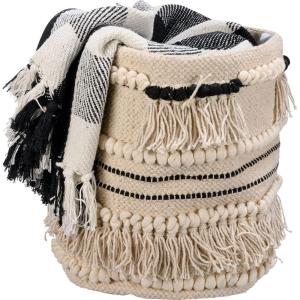 image:imagePrimitives by Kathy Black Tassels Decorative Bin