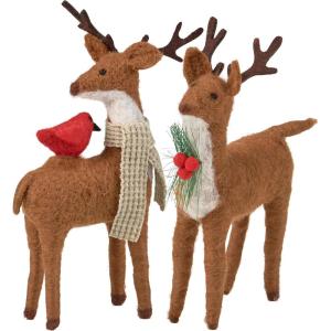 image:imagePrimitives by Kathy Cardinal amp Deer Collectible Critter Set