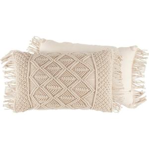 image:imagePrimitives by Kathy Decorative PillowMacrame Fringe Decorative Throw Pillow