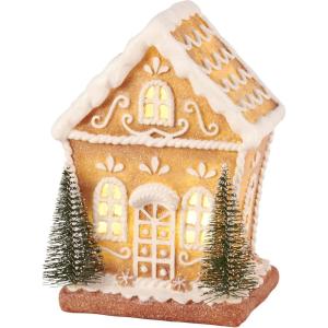 image:imagePrimitives by Kathy Figurine  Lighted Gingerbread House