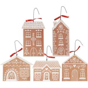 image:imagePrimitives by Kathy Gingerbread House Ornament Set