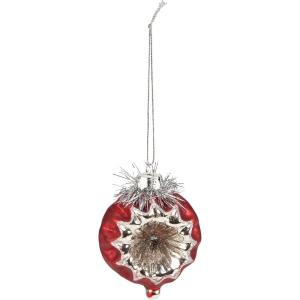 image:imagePrimitives by Kathy Glass Vintage Rose Ornament Christmas Ornament Holiday Dcor Hanging Tree Decorations Festive Old World Vintage Style Themed Gift
