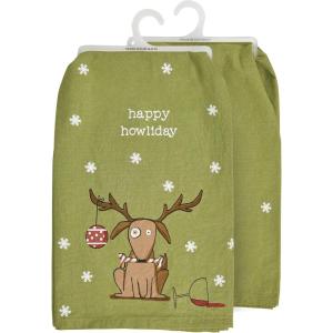 image:imagePrimitives by Kathy Happy Howliday Kitchen Towel