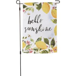 image:imagePrimitives by Kathy Hello Sunshine Garden Flag Double Sided Garden Collection