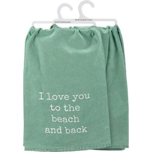 image:imagePrimitives by Kathy I Love You to The Beach and Back Kitchen Towel