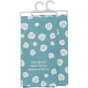 image:imagePrimitives by Kathy Kitchen Towel  Sky Above Sand Below Peace Within