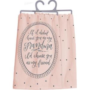 image:imagePrimitives by Kathy Kitchen Towel 28 Square Grandma Id Choose You As My Friend