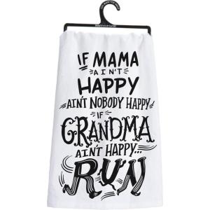 image:imagePrimitives by Kathy LOL Made You Smile Dish Towel If Grandma Aint Happy Model29115
