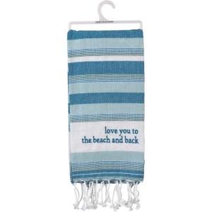 image:imagePrimitives by Kathy Love You to The Beach and Back Kitchen Towel
