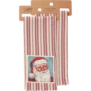 image:imagePrimitives by Kathy Merry Santa Kitchen Towel
