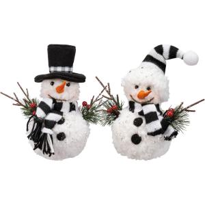 image:imagePrimitives by Kathy Mr amp Mrs Snowman Collectible Critter Set