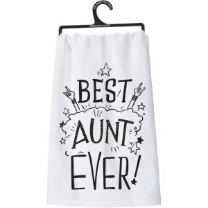 image:imagePrimitives by Kathy OMG LOL Dish Towel 28 x 28 Best Aunt Ever