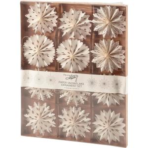 image:imagePrimitives by Kathy Paper Snow Ornament Set