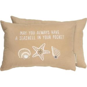image:imagePrimitives by Kathy PillowAlways Have A Seashell in Your Pocket Dark Gray Cream White