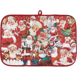 image:imagePrimitives by Kathy Retro Santa Drying Mat