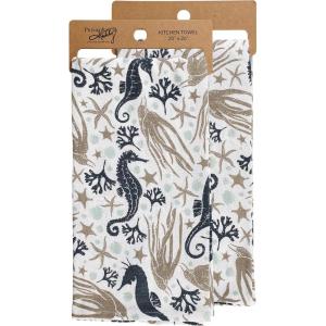 image:imagePrimitives by Kathy Seahorse Kitchen Towel