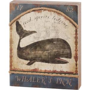 image:imagePrimitives by Kathy Whalers Inn Nautical Wood Home Dcor Sign Multicolor