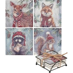 image:imagePrimitives by Kathy Winter Animal Coaster Set
