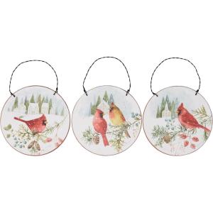 image:imagePrimitives by Kathy Winter Cardinal Ornament Set 118320