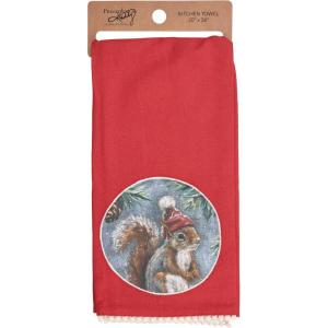 image:imagePrimitives by Kathy Winter Squirrel Kitchen Towel