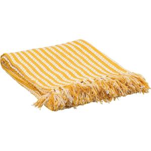 image:imagePrimitives by Kathy Yellow Stripes Decorative Throw Blanket