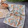 image:imagePrimitives by Kathy Rabbit Folk Art Kitchen Towel Absorbent Terrycloth Back Layer Easter amp Spring Collection