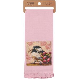 image:imagePrimitives by Kathy Chickadee Spring Kitchen Towel Dish Towel Easter amp Spring Collection