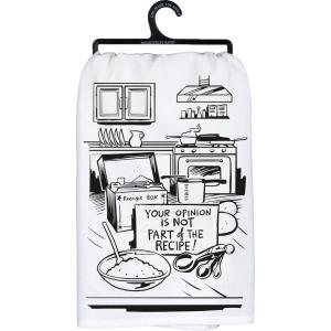 image:imagePrimitives by Kathy Decorative Kitchen Towel  Your Opinion is Not Part of Recipe