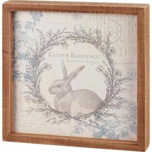image:imagePrimitives by Kathy Easter Blessings Benedictions De Paques Home Dcor Sign 10 x 10 x 175