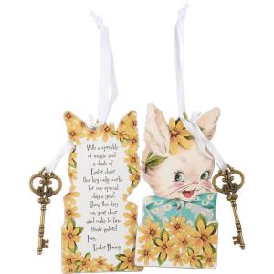 image:imagePrimitives by Kathy Easter Magic Key Ornament Primitive Retro Easter