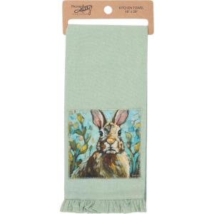 image:imagePrimitives by Kathy Field Bunny Spring Kitchen Towel Dish Towel Easter amp Spring Collection