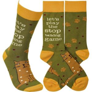 image:imagePrimitives by Kathy Lets Play The Stop Talking Game Colorful Socks