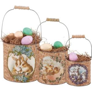 image:imagePrimitives by Kathy Vintage Animal Designs Decorative Bin Set