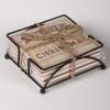 image:imagePrimitives by Kathy 35940 Absorbent Stone Coaster Set Believe