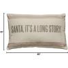 image:imagePrimitives by Kathy Holiday Dear Santa Pocket Throw PillowSanta Its a Long Story