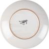image:imagePrimitives by Kathy Large Dinner Plate  red stoneware plate featuring white snowflake patternStoneware  Brown