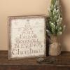 image:imagePrimitives by Kathy Rustic Christmas Hope Tree Slat Box Sign