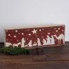 image:imagePrimitives by Kathy Rustic Christmas LED Lighted Box Sign Nativity Scene
