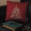 image:imagePrimitives by Kathy Rustic Merry Christmas Throw PillowTree