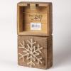 image:imagePrimitives by Kathy Slat String Art Box Sign Merry amp BrightSnowflake