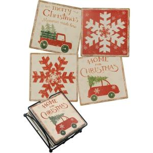 image:imagePrimitives by Kathy 36087 Stone Coasters Home for Christmas