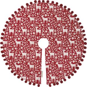 image:imagePrimitives by Kathy Block Art Style Tree Skirt Scandi Reindeer
