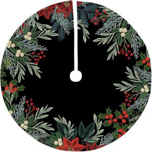 image:imagePrimitives by Kathy Christmas Decorative Tree SkirtBlack