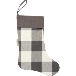 image:imagePrimitives by Kathy Farmhouse Burlap Christmas Stocking 18 x 11Inches Buffalo CheckBuffalo Check