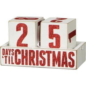 image:imageWhite amp Red Glitter Christmas Countdown Block