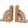 image:imagePrimitives by Kathy Bee Skep Decorative BookendsRainbow